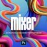 Миксер: Многоцветные кисти Photoshop