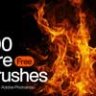 100 огонь кисти для Photoshop